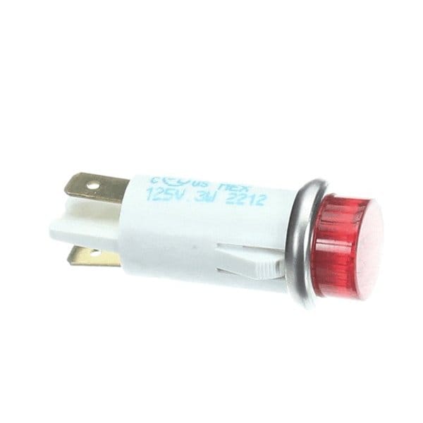 Pilot Light, Round - Red, 125V